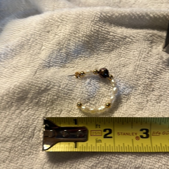 Avon Vintage 1995 Nestled Cloisonné Pierced Earrings - Picture 7 of 7